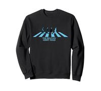 50e Anniversaire de The Beatles Abbey Road Sweatshirt, Unisexe pour Adultes, Noir, S