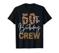 50e anniversaire léopard Cool 50 ans B-Day Party T-Shirt