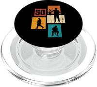 50e Anniversaire pêche 50 Ans pêcheur pêcheur Poisson pêcheur PopSockets PopGrip pour MagSafe