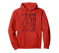 50e Anniversaire pour Lui/Hommes | I'm Now 50 Years Old | 50 Bday Sweat à Capuche