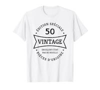50e anniversaire Vintage Né en 1975 Design Cinquante ans T-Shirt