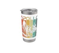 50e espace rétro vintage Apollo de la NASA Gobelet isotherme en acier inoxydable double paroi