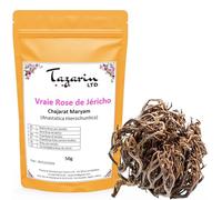 50g de Rose de Jéricho Entiers - Chajarat Mariam - Plante Favorisant la Fertilité - Environ 10 Pièces - Anastatica Hierochuntica - 100% Naturel, Pur et Sans Additifs | Qualité Supérieure