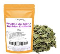 50g Feuilles de Jujubier/sidr Entières - Feuille de sidr séchée - Arôme & Goût Intense - 100% Naturel, Pur et Sans Additifs | Qualité Supérieure - TazarinLtd