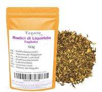 50g Infusion De Racine De Réglisse Coupée | Thé de bâton de reglisse | Thé de réglisse coupée | Réglisse | Infusion | Tisane Reglisse - 100% Naturel, Pur et Sans Additifs | TazarinLtd