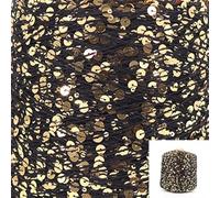 50G/skeins Cotton Sequins Yarn 6mm+3mm Sequins Hand Knitting Yarn Thread Luxury Glitter Soft Rope DIY Material