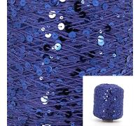 50G/skeins Cotton Sequins Yarn 6mm+3mm Sequins Hand Knitting Yarn Thread Luxury Glitter Soft Rope DIY Material