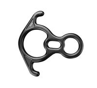 50kN Descendeur portable à 8 figurines pour spéléologie Peak Expansion Noir