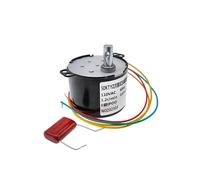 50KTYZ 110V/120V/127VAC Permanent Magnet Synchronous electronic starter 6W Speed Reducer Motors Controllable And Negative Inversion CZAOINCU(110VAC-110rpm)