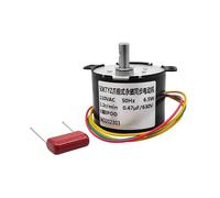 50KTYZ AC 110V/120V/127V Permanent Magnet Synchronous electronic starter 6W Speed Reducer Motors Controllable And Negative Inversion CZAOINCU(110VAC-50rpm)