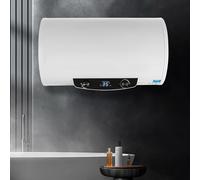 50L/120L de stockage électrique horizontal, chaudière électrique, puissance de chauffage de 2000W et thermomètre, soupape de sécurité, 120L (capacité réelle de l'eau: 70L)