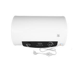 50L/120L Stockage Électrique Horizontal, Réservoir d'eau électrique, 2000W Puissance de Chauffage Chauffe-Eau à Stockage Électrique Soupape de Sécurité, Kit de Douche,50L(Capacité d'eau réelle : 30L)