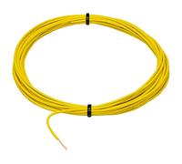 50m FLRY Câble de véhicule Jaune 0,5mm² Rond Câble Fil de Fer toronné Car Câble d'alimentation