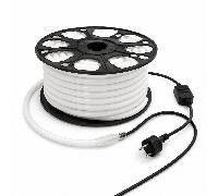 50M Néon LED Flexible 360° 220V 9W/m IP65 - Blanc Neutre 4000K - 5500K