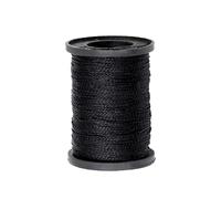 50M Strong Bonded Nylon Sewing Threads Black Nylon Thread for Sewing,Upholstery (Black,50m)