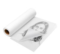 50m x 30cm Papier Patron Couture, 23g/m² Papier Dessin Blanc pour Rouleau de Papier D'architecte pour Calque Dessin Croquis Emballage (Translucide)