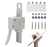 50ml Pistolet Distributeur époxy, pistolet à colle époxy 2K, Pistolet de dosage, poignée de colle mélangée, pour mélanger la colle AB 2:1, avec 10pcs tube mélangeur statique