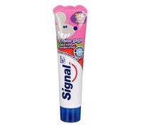 SIGNAL - Dentifrice Enfant 3-6 ans - Goût fraise - Protection contre les caries - Spécial dents de lait - Dosage en Fluor adapté - 97% d'ingrédients d'origine naturelle - 50ml