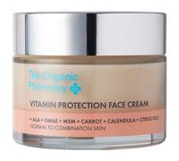 The Organic Pharmacy Crème hydratante pour le visage 50 ml | Pour les peaux mixtes, hydrate et éclaircit, anti-pollution au quotidien, avec calendula et carotte, matin et pm, végétalien
