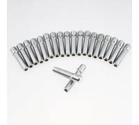 50mm M12x1.5-M12x1.5 Kit D'adaptation Pour Boulons/Vis À Vis, 20 Pièces/Ensemble