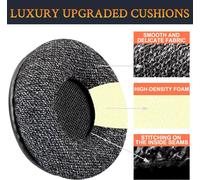 50mm Mousse Coussin Coussinets pour Plantronics Blackwire C210/C220/C610/C620, Coussinets pour Poly EncorePro 310 (EP310)/EncorePro 320 (EP320)/SAVI W410/SAVI W420/SAVI W710/SAVI W720