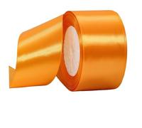 50mm Orange Rubans pour emballage cadeau 22 mètres Rubans Satin, Orange Satin Ruban Roll pour Polyester Ruban pour Bouquet de Fleurs,Couture,Nœuds,Gâteau,Décorations de Mariage Satins Décor