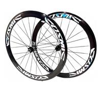 50mm,Paire De Roues pour Vélo De Course, Jantes en Alliage D'aluminium 700C pour Cassette De 8 À 11 Vitesses. Freins À Disque 30/40/50Mm, 20 Trous, QR-100/135Mm, Avant 2, Arrière 4 Roulements