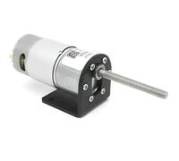 50MM Threaded Screw Long Shaft 37-545 DC Reduction Gear electronic starter 12V 24V High Torque Speed Regulation Automation electronic starter CZAOINCU(Motor With Bracket,12V 46rpm)