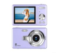 50MP Digital Camera 1080P HD Vlogging pour camcorder 16X pour zoom(Purple) | 50 megapixel sensor, 1080P full HD pour video, vibrant colors, clear autofocus, captures pour stunning memories