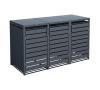 50NRTH GmbH Westmann Bac à ordures Kubus 3x240 L 80 × 200 × 116 cm Quantité:1