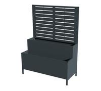 50NRTH GmbH Westmann Bac à plantes avec treillis Dekora 5 Anthracite 40 x 90 x 120 cm Quantité:1