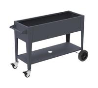 50NRTH GmbH Westmann Bac de jardin surélevé Mobila Plus 50 × 118 × 80 cm anthracite Quantité:1