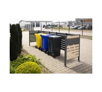 50NRTH GmbH Westmann Cache-poubelle Planum 5x240L 90 × 410 × 120cm Quantité:1