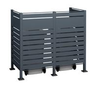 50NRTH GmbH Westmann Cache-poubelles Planum 2x240L 90 × 170 × 150 cm Quantité:1