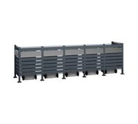 50NRTH GmbH Westmann Cache-poubelles Planum 5x 240L 90 x 410 x 120cm Quantité:1