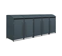 50NRTH GmbH Westmann Mülltonnenbox Moderna 5 5x240 L 83 × 350 × 135 cm Quantité:1