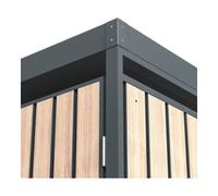 50NRTH GmbH Westmann Mülltonnenbox Planta 3x240 L 84 × 200 × 124,5 cm Quantité:1