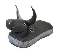 50NRTH GmbH Westmann Pouf et animal flottant Taureau Noir 34 × 89 × 64 cm Quantité:1