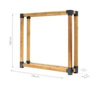 50NRTH GmbH Westmann Râtelier à bois de cheminée Michel XXL 40 × 198 × 180 cm Quantité:1