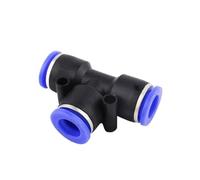 50or100PCS PE/PEG Series Pneumatic Fittings T Type 3-Way for 4mm to 16mm 4-8 6-8 PE/PEG Tube Quick Connector Slip Locks (Color : PE 16mm) Plumbing Fittings