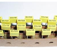 50pcs 0.022UF 223J 22n 100V 7mmX6mmX2.3mm Film Polyester Type de boîte condensateur Composant
