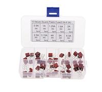 50pcs 0.5a-6.3amp 250v 392 Style Carré En Plastique Fusibles Pour Lcd Tv