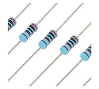50pcs 1/2W Metal Film Resistor 2.4 2.7 3 24 27 30 240 270 300 R K Ohm 1% 0.5W Five-color Ring 2K4 2K7 3K Resistance 2R4 3R EKFBQBGW(0.5W MF 56R)