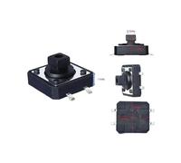 50pcs 12 x 12 x 7.3mm Tact Tactile Push Button Momentary SMD Switch 12V 50mA NWPNLXEA