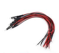 50pcs 12V LED Pré-Câblées Diodes éLectroluminescentes 3mm Tête Ronde Perle Lumineuse Multicolore Clignotant Rapide, Cuivre, Courant de Travail 20mA Tension De Fonctionnement 5-12V