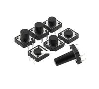 50pcs 12X12 Tact Switch DIP 4 Pin Key switch switch 4P 12 * 12 * 4.3MM/5MM/6MM/7MM/8MM/9MM/10MM/12MM NWPNLXEA(12x12x6MM)