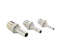 50PCS 15611-12-12 NPT Male hydraulic hose fitting carbon steel pipe fittings 3/4''*14X20DN Hoses Plumbing Fittings