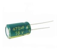 50PCS 16V470UF High Frequency Low Resistance 470UF16V Electrolytic Capacitor Volume 8 * 12MM