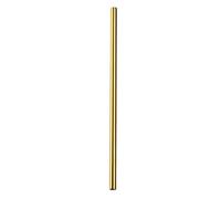 50PCS 265mm pailles à boire réutilisables en métal pailles droites en acier inoxydable (50PCS Gold)