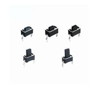 50pcs 2pin Tact Switch Push Button 3 * 6 * 5 3mm*6mm*5mm NWPNLXEA(Weiß,3X6X4.5)